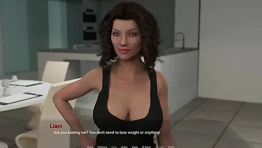 Away From Home 26 - Liam Fucks Lily on Sofa Then Fucks Sophia in Kitchen