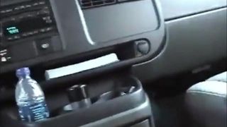 AJ picked up & fucked in the back of a car