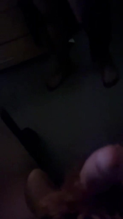 Kicking Roger’s Hard Cock With Roxxie’s Foot!!