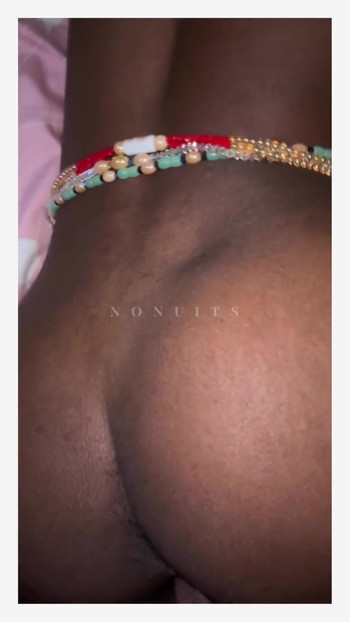 Must-see moment from "Skinny Ebony Girl Moans During Pussy & anal Fuck"