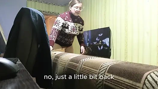 Behind the Scenes Footage of a Bare-ass Sex Bed Transfer