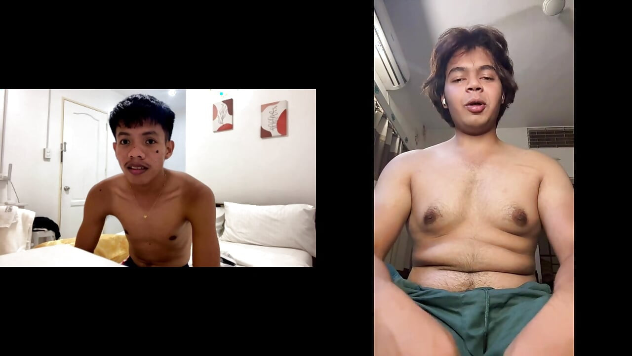 Asian Twink Drills Indian Twink Live on Cam