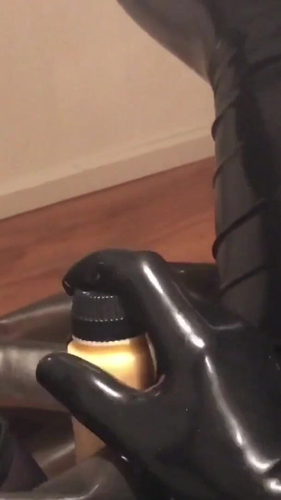 Jaw-dropping moment from "Latex Dress, PVC Coat and High Heels Masturbation"