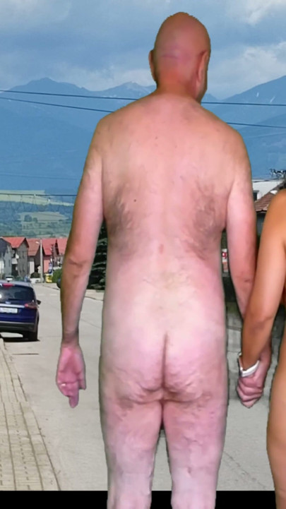 COMPLETE 4K MOVIE WALKING NAKED IN THE CITY WITH ADAMANDEVE AND LUPO | Clip 2