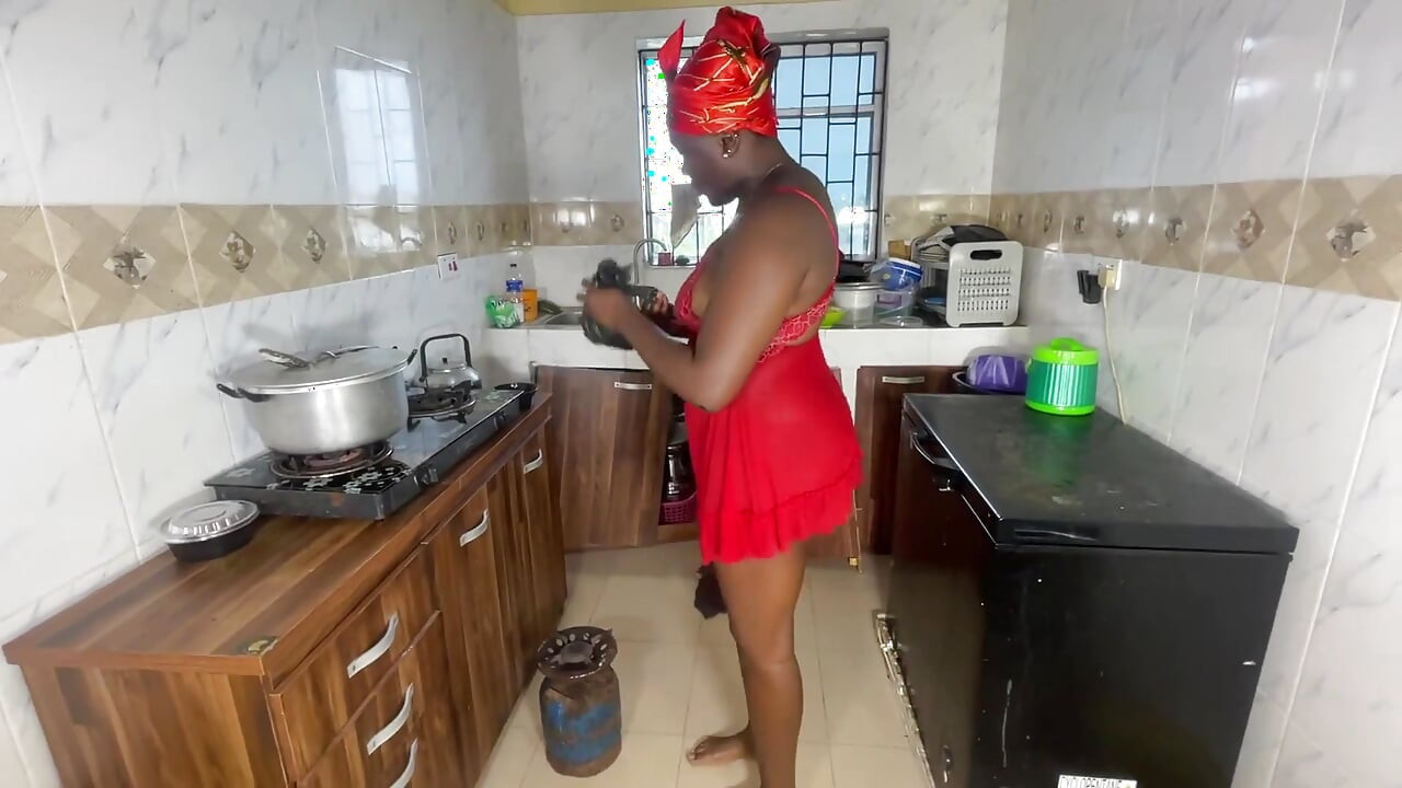 He Fuck His Stepbrother's Wife in the Kitchen