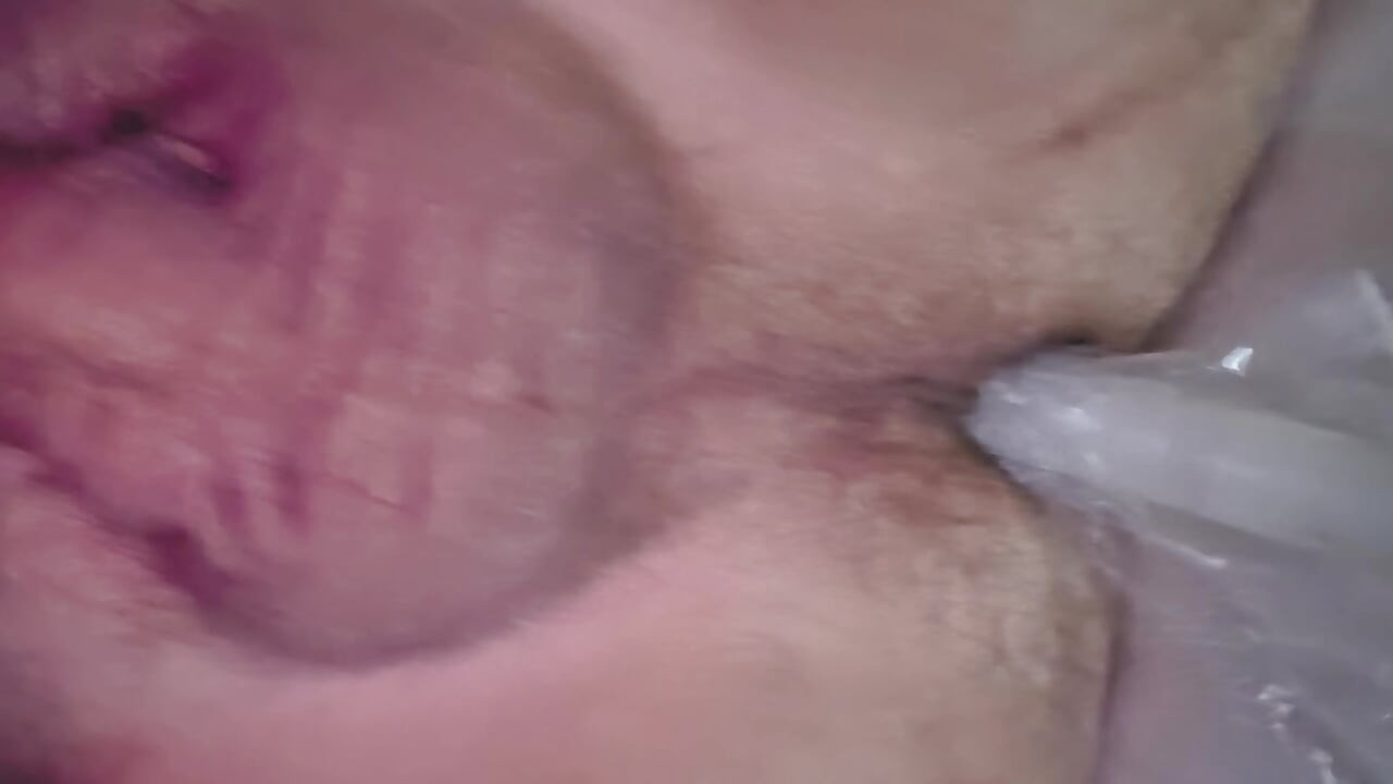 Arse play,  close up cock and anal
