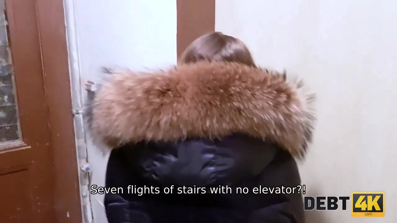 DEBT4k. Skinny babe has no choice so why has dirty sex