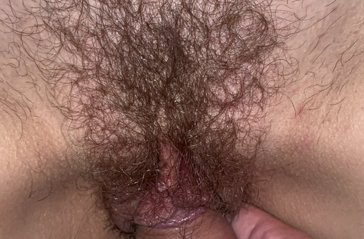 Sleepy hairy wife gets creampied after party