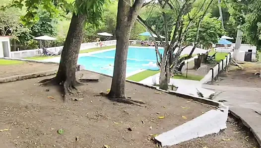 We went to a nudist party