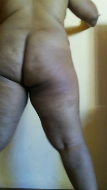Hot and horny thick femboy shakes her phat ass for cock.