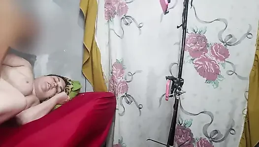 I Make My Cuckold Hold My Legs Open While a Pal Bull Fills Me with Cum
