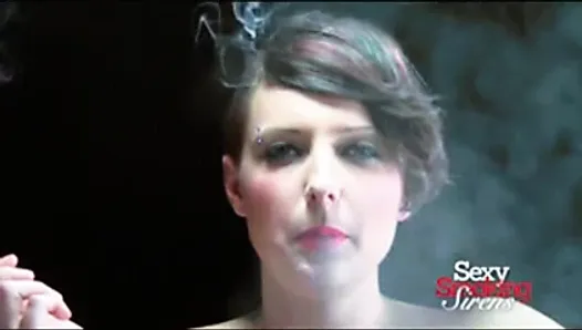 Smoking Fetish - Blonde Nico Smokes a Cigarette