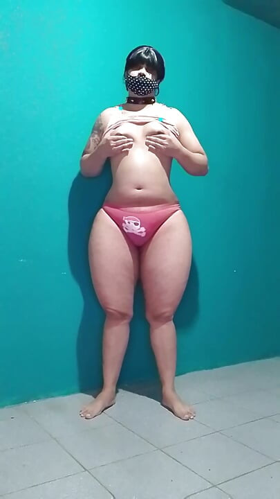 Sissy with a feminine body and a big ass in panties having great sex.