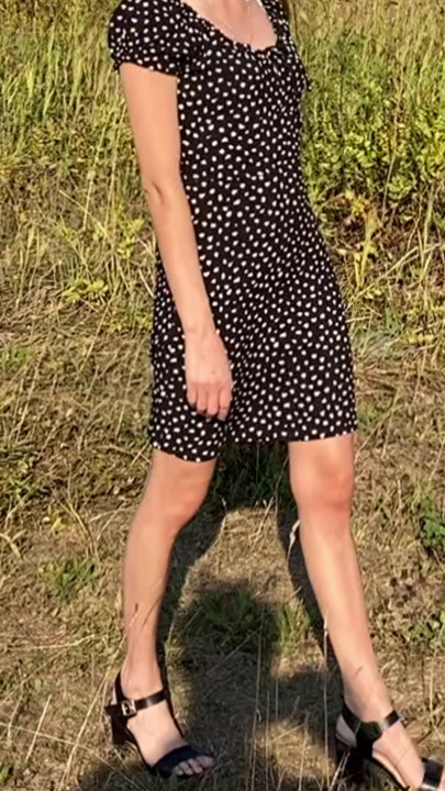 Marchez avec moi, talons noirs