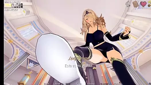 Hero's Harem Guild Cap 3 - the Sexy Blonde Lady Rebeca and Her Village