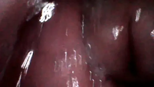 This is the inside of my pussy as I get fucked hard