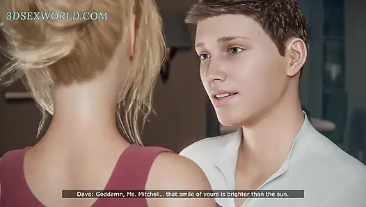 Freche stiefmutter teilt BWC stiefsohn mit ihrer besten freundin im wilden dreier (full 3D anime)