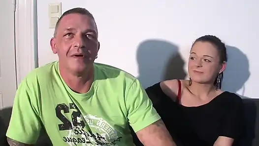 Два жестких члена для одной мокрой немецкой киски