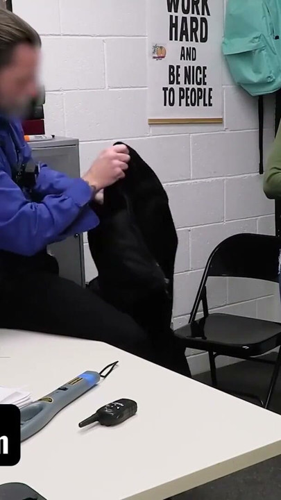 Fit Thief With Pierced Nipples Veronica Church Gaggs On Security Officer's Fat Dick - Shoplyfter | Clip 1