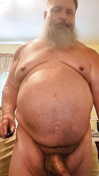 Stepdaddy Bear Gets Verbal and Cums