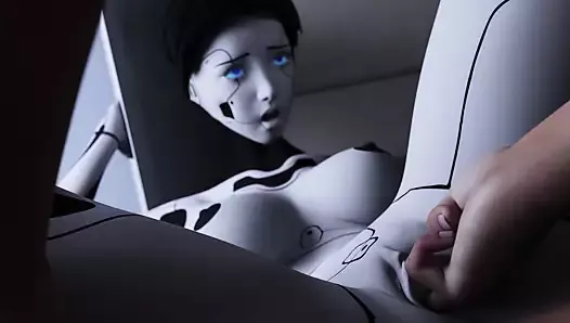 Projekt Passion, éjaculations avec une blonde sexy, une sorcière, un robot sexuel avec intelligence artificielle et une rousse