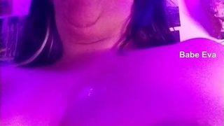 BBW Eva gets her mouth fucked by BBC