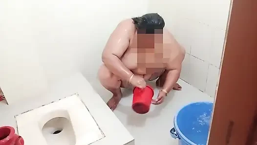 desi bathroom shower, Desi Step-sister Bathroom shower Mms