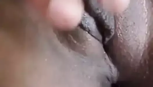 Indian black pussy fingering