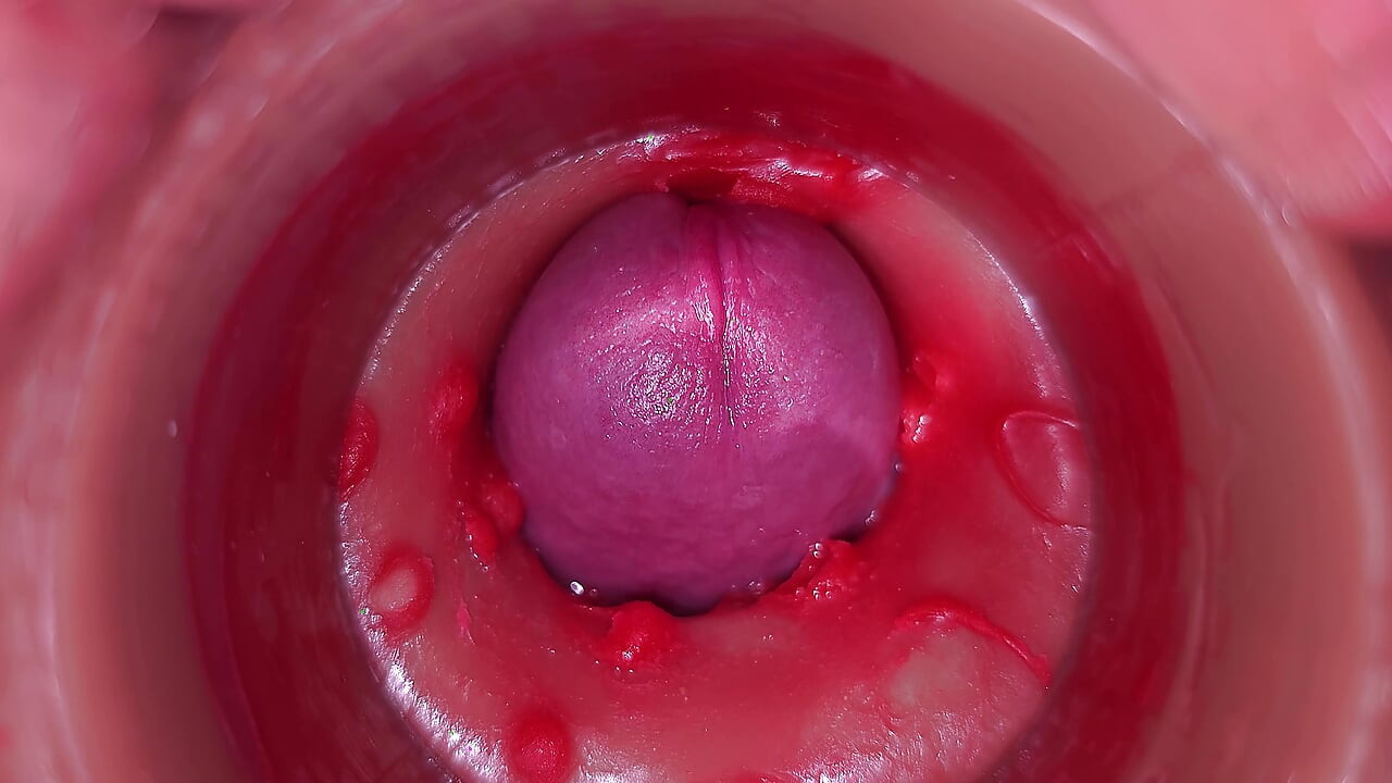 Camera in Vagina, Cervix POV, "Creampie" 4k