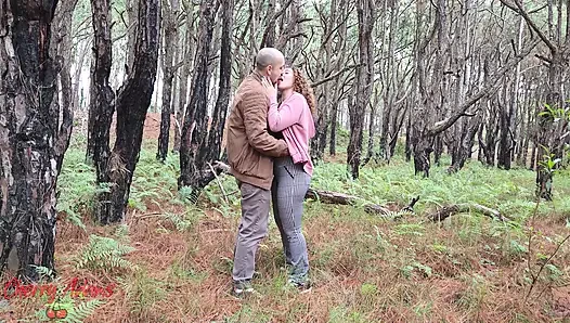 Public Sex in the Forest - I Was Almost Seen Squirting and Taking Cum in My Mouth - Real Amateur