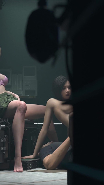 Ashley Grahams wildeste Resident Evil 4K Orgie – Leon, Ada, Claire & Ingrid ficken alle hart | Clip 1