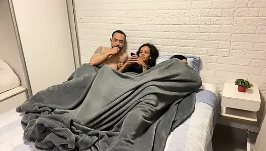 Wife had to share hotel bed with husband's stepsister