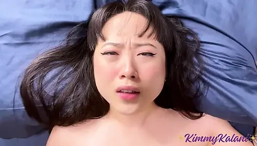 POV Asian Babe has Intense Beautiful Agony Orgasm -ASMR