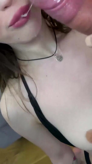 Jaw-dropping moment from "Sex Packer - Petite European Amateur Model Gets Deep Facial For a Job POV"