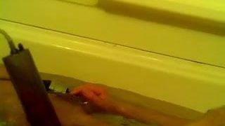 Me and my cock pump in the Bath