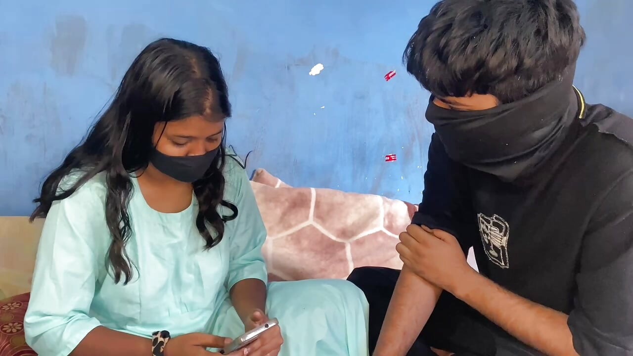 Stepsister and brother Fuck brother give a best gift for stepsister