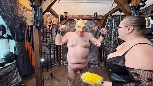 Teil 2: - Satanas piggy ist zurück in der stadt für eine zeit mit Domina Satana!