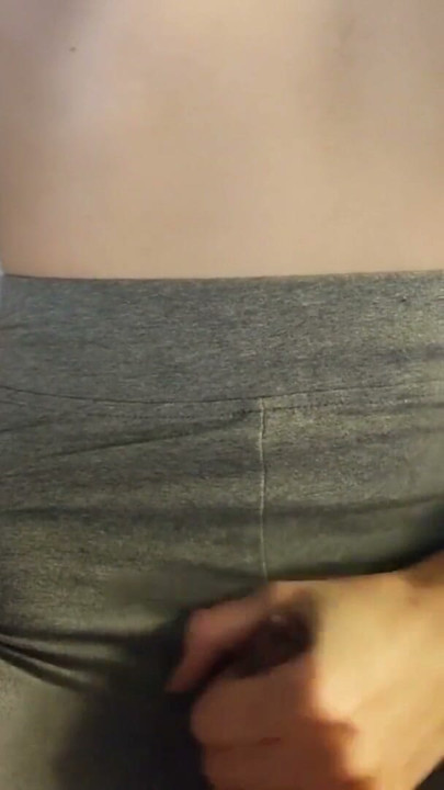 Wife jerked me off after yoga session in crop top | Clip 1