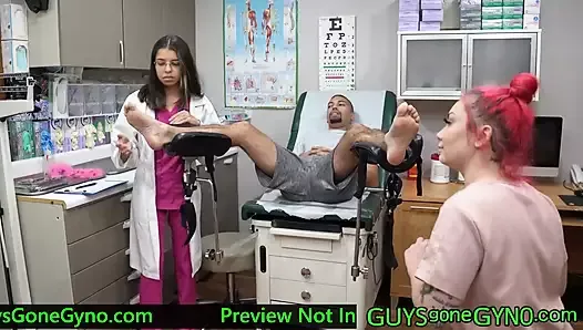 SFW BTS From The Perverted Podiatrist W Angel Ramiraz, Tasting Feet & Pedicure ,Watch Entire Film At GuysGoneGynoCom