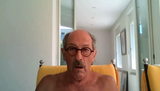 Grandpa stroke and cum