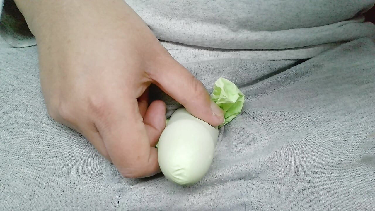 Multiple orgasms while wearing latex gloves