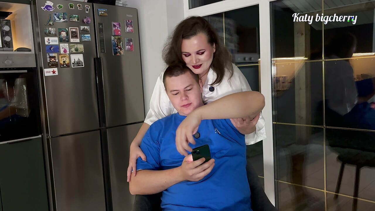 The stepmother gave her stepson a special massage on the occasion of coming of age