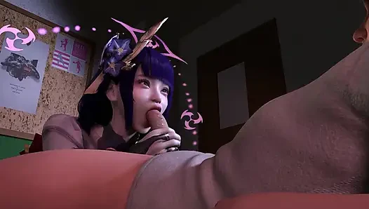 Shogun Raiden Is a Girl in Heat - Genshin Impact Hentai