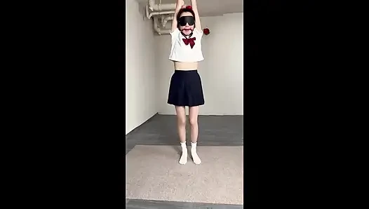 Матросская униформа, Японское видео + Тренировка + Порка