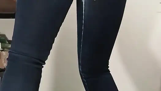 Modeling Worn Jeans