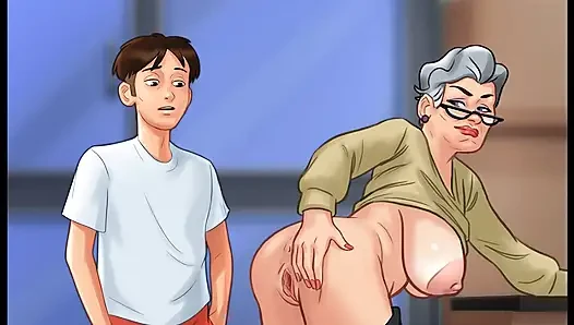 Summertime saga gameplay oma sexszene und gloryhole-blowjob