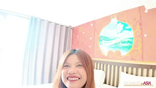Tiny Thai Teen Can Barely Fit My Fat Dick But She Loves it