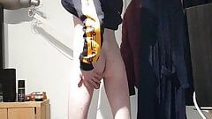 Sexy skinny guy loves to show off ass and cock naked