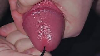 J’ai mis mes bouchons de sperme dans ma bite