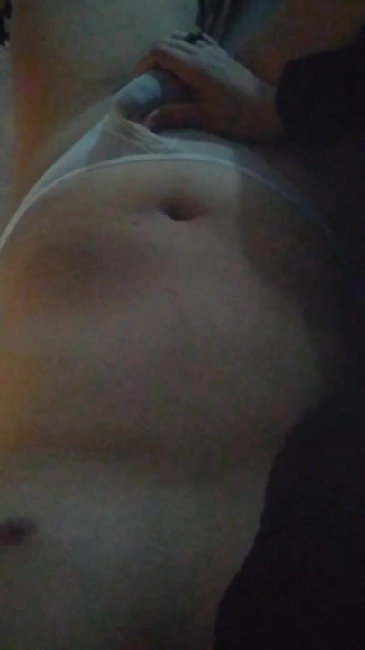 Cock bulge worship Girl perving lusting over guy moaning cumming through thong panties cum through clothes male moans CFNM tug | Clip 2